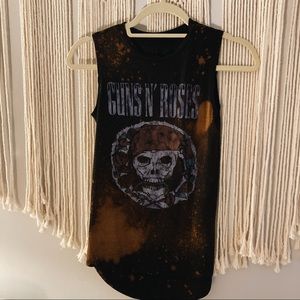 Guns and Roses acid wash cut off 🖤